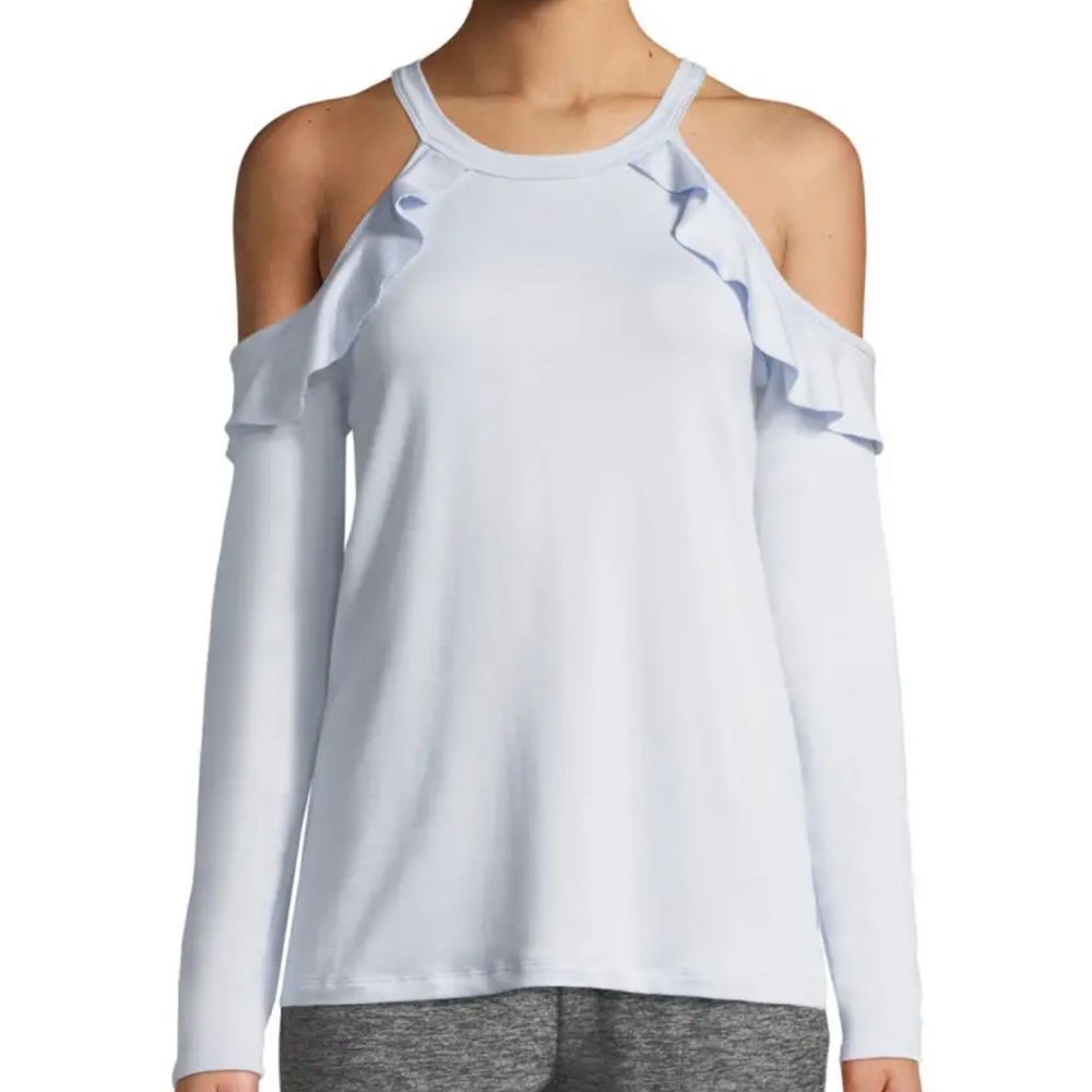 Beyond Yoga
Frill Seeker Cold-Shoulder Top
Reg price $110 available for $35